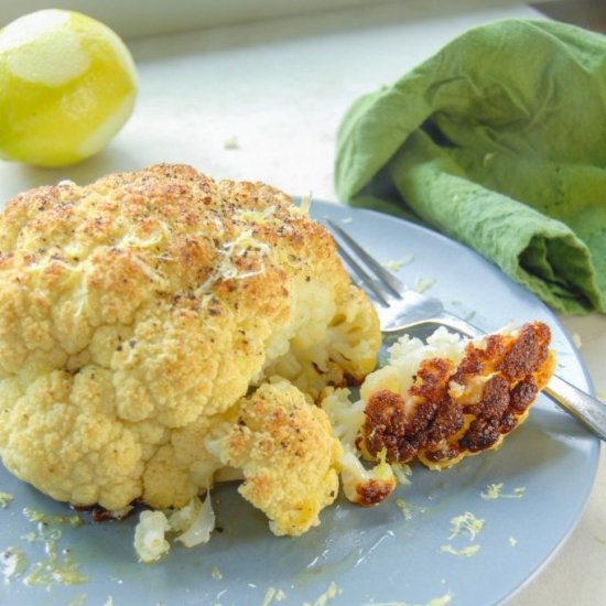 Whole Roasted Cauliflower