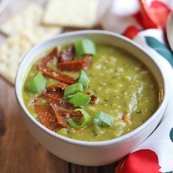 Vegan split pea soup