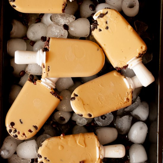 Iced coffee popsicles