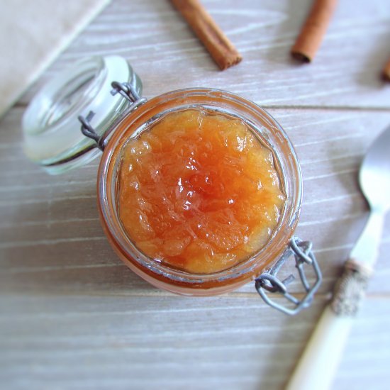 Pear and honey jam