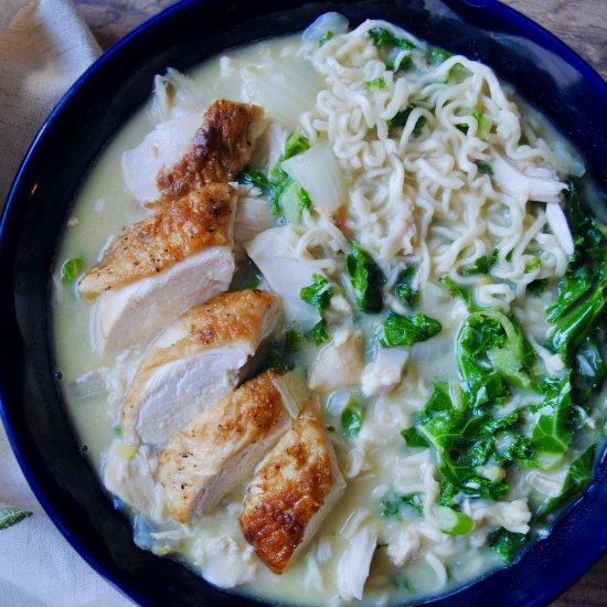 20-minute coconut miso ramen