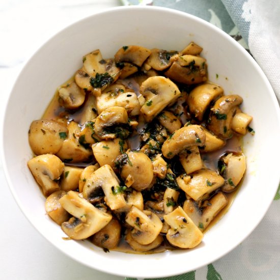 Indian Style Butter Garlic Mushroom