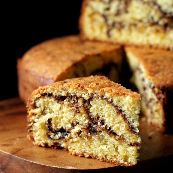 Coffee & Orange Swirl Cake