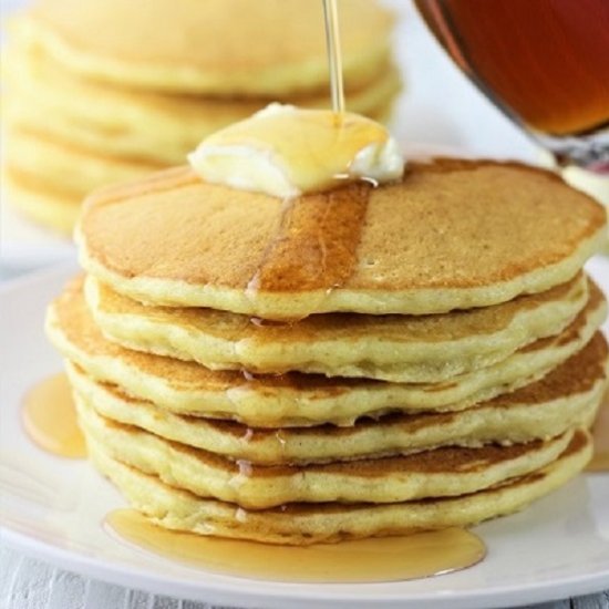 Malted Cream of Wheat Pancakes