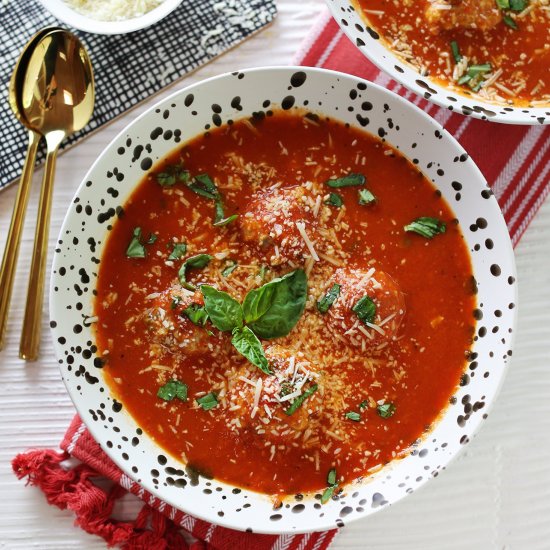 Tomato Meatball Soup