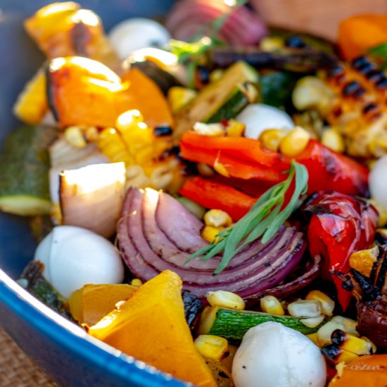 Grilled Vegetable Salad with Tarragon