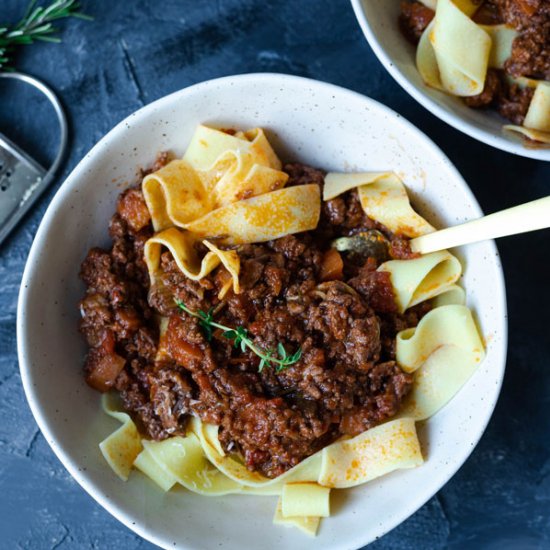 Lamb Ragu with Pappardelle