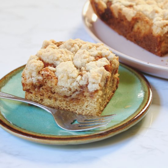 Apple Butter Streusel Cake