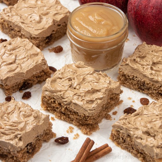 Applesauce Cake with Maple Frosting