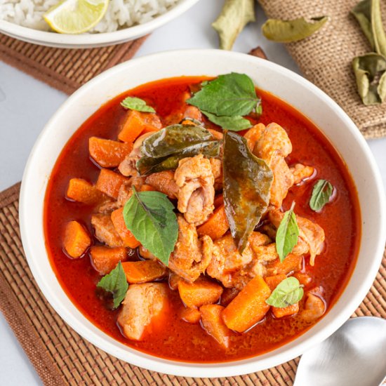 Thai Red Chicken Curry