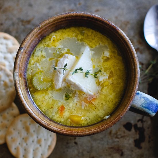 chicken and brie soup