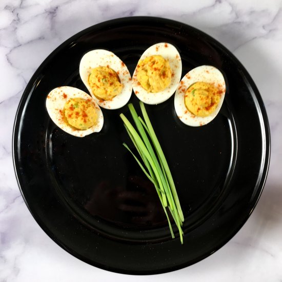 Deviled Eggs w/ Chipotle Lime Mayo