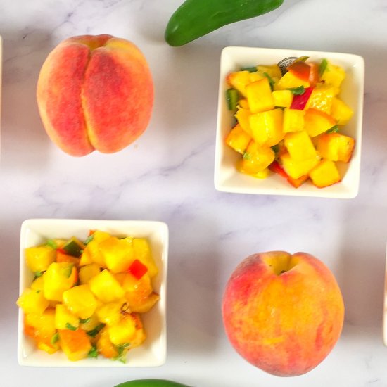 Winning Peach & Pineapple Salsa