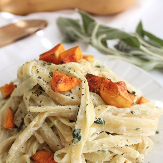 Vegan Butternut Sage Alfredo