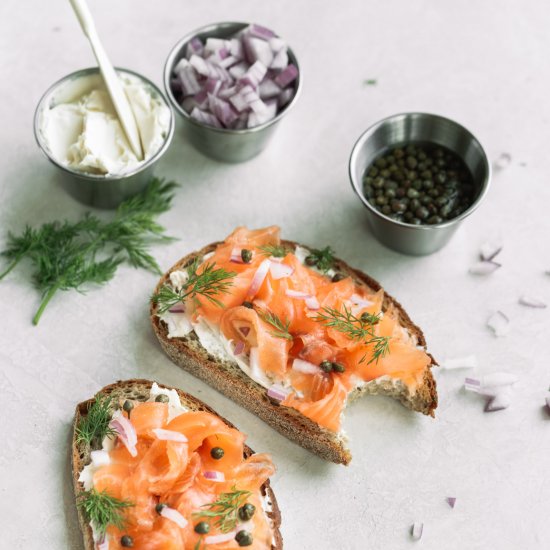 homemade gravlax