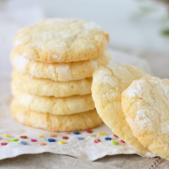 Lemon Crinkle Cookies