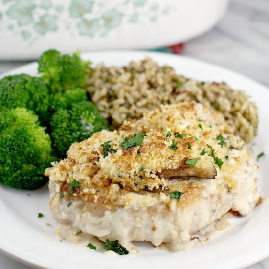 Cornbread Pork Chop Casserole