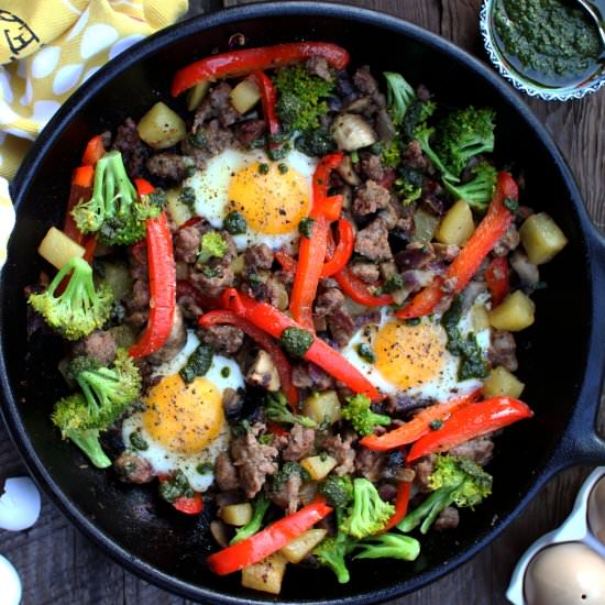 Italian Sausage Hash with Veggies