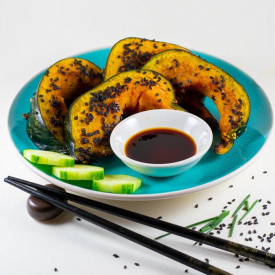 Roasted Kabocha with Black Sesame