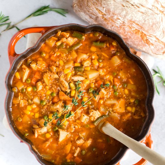 Turkey Vegetable Quinoa Soup