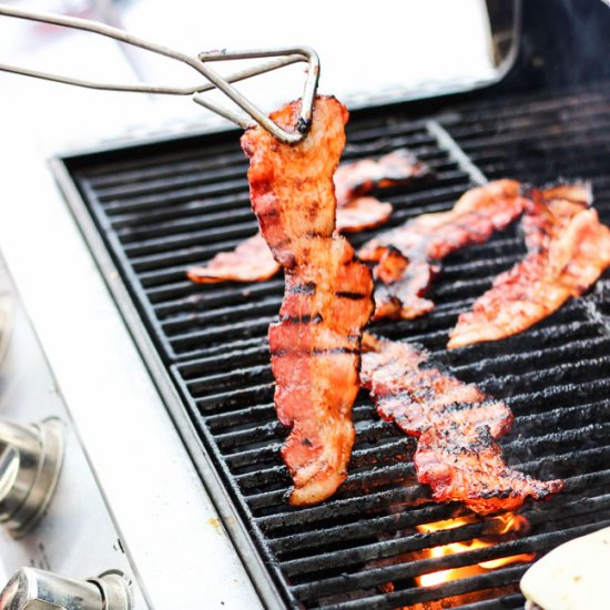 Grilled BBQ Bacon