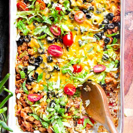 Low Carb Taco Casserole