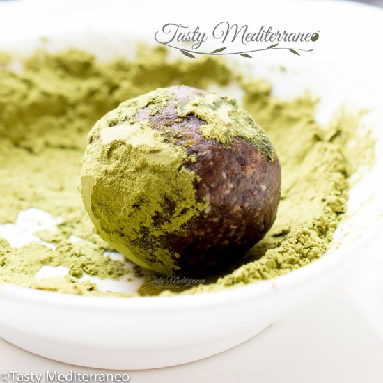 Matcha & Cacao energy balls