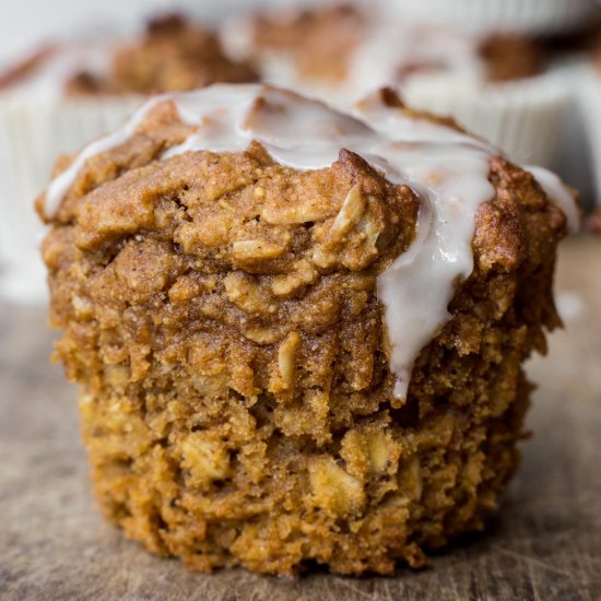 Pumpkin Oatmeal Muffins