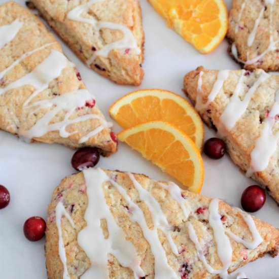 Cranberry Orange Scones