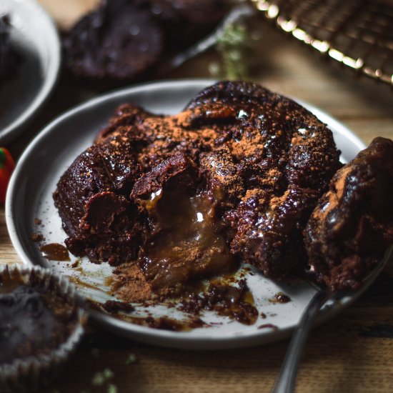 Paleo Molten Lava Cakes