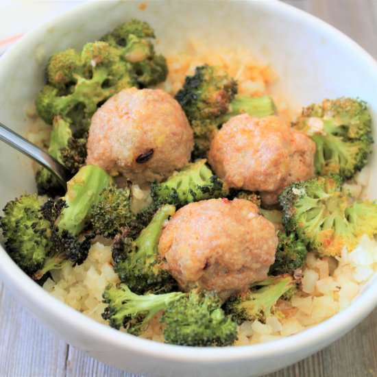 Curry Turkey Meatballs