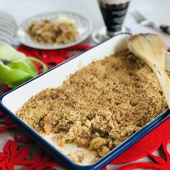 Easy apple Crumble