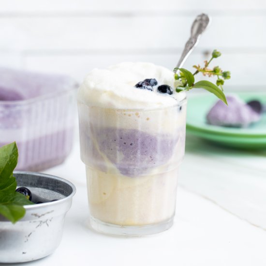 Boozy Tropical Gelato Floats