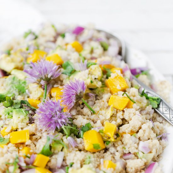 Mango Avocado Quinoa Salad