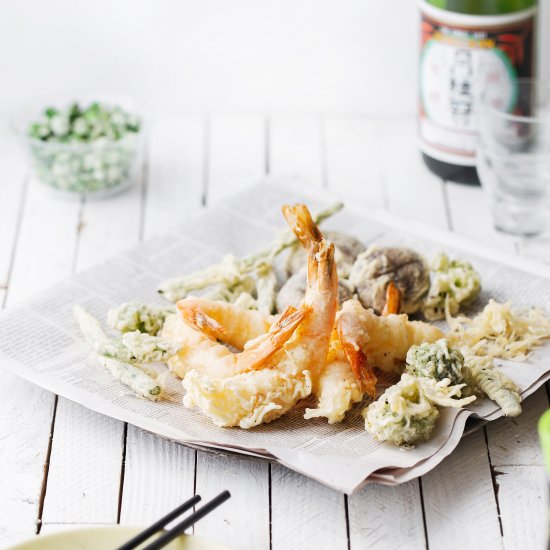 Super Crispy Shrimp + Veg Tempura