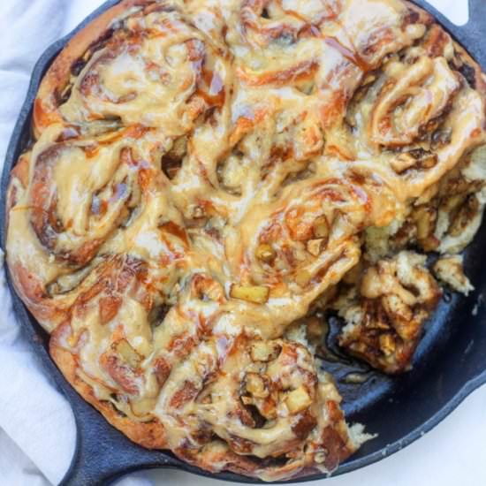 Caramel Apple Sticky Buns