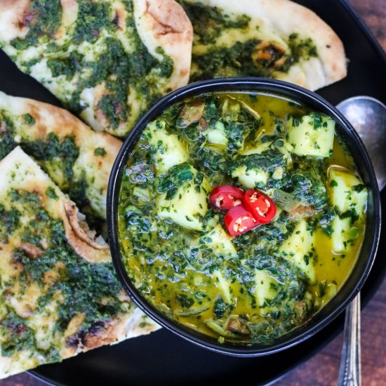 Palak Paneer (Spinach Curry)