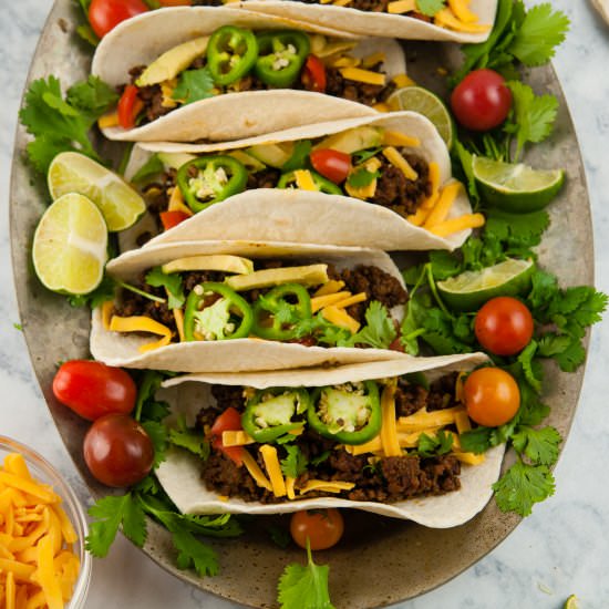 Easy Ground Beef Tacos