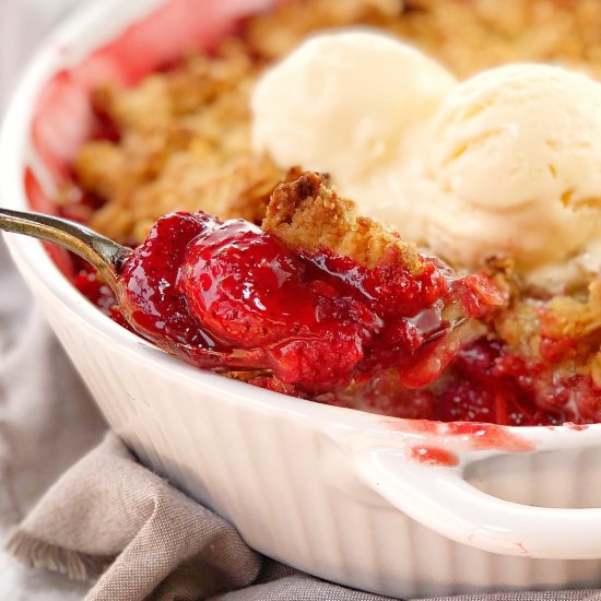 Strawberry Crumble