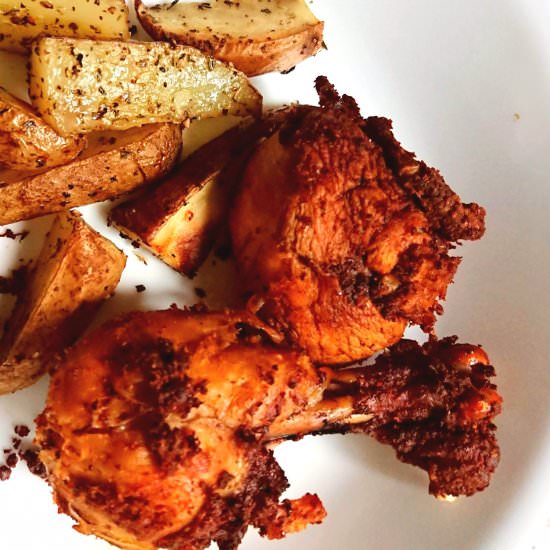 Homemade Fried Chicken Dinner