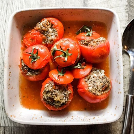 Quinoa Stuffed Tomatoes