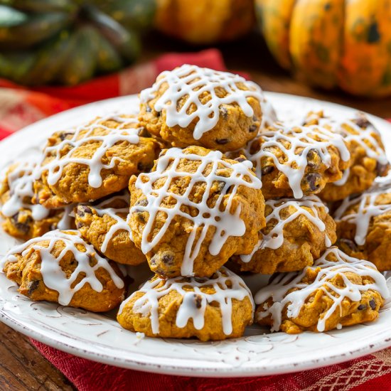 Pumpkin Chocolate Chip Cookies