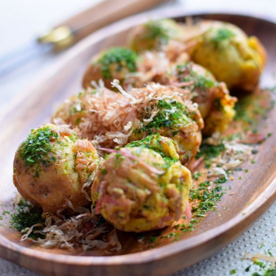 Healthy Takoyaki “Octopus Balls”