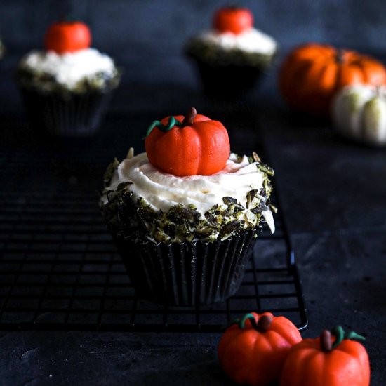 Bewitched CinderellaPumpkin cupcake