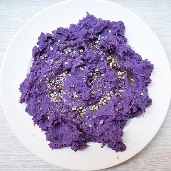 Mashed Purple Sweet Potatoes