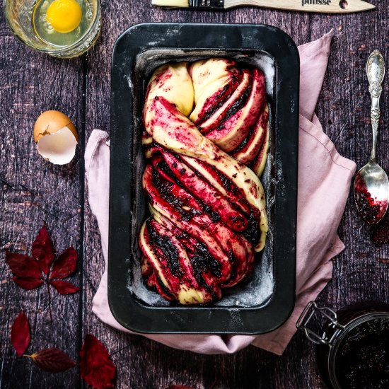 Delicious Blueberry Babka