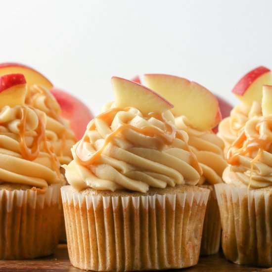 Caramel Apple Cupcakes