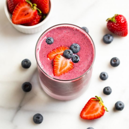 Strawberry Blueberry Smoothie