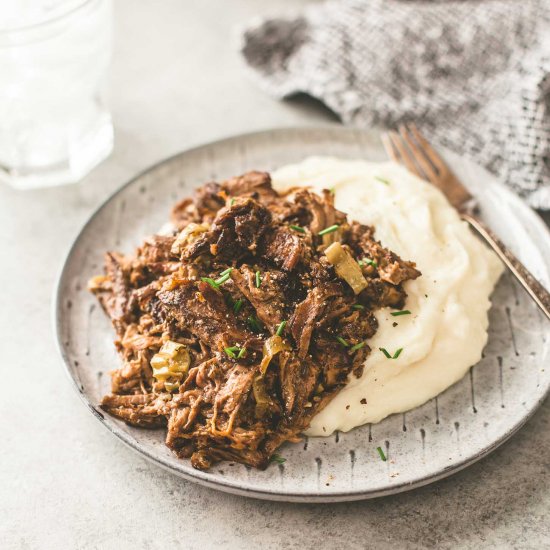 Slow Cooker Mississippi Roast