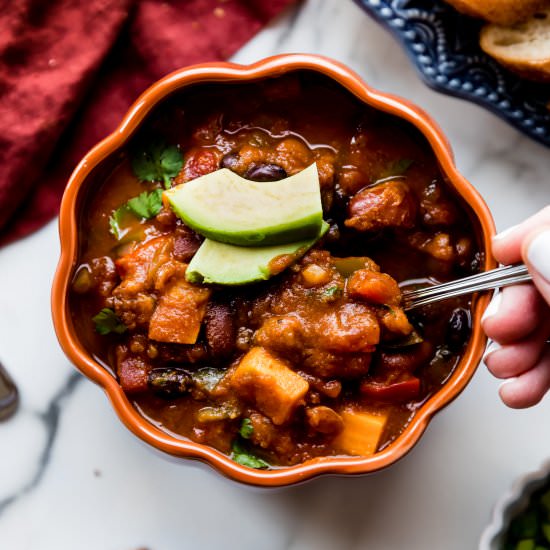 Vegetarian Pumpkin Chili